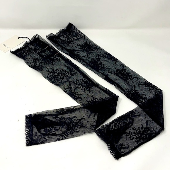 Gucci Accessories - Gucci Black Lace fingerless gloves NWT